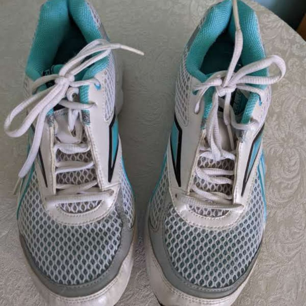 Reebok Tennis Shoes White Aqua